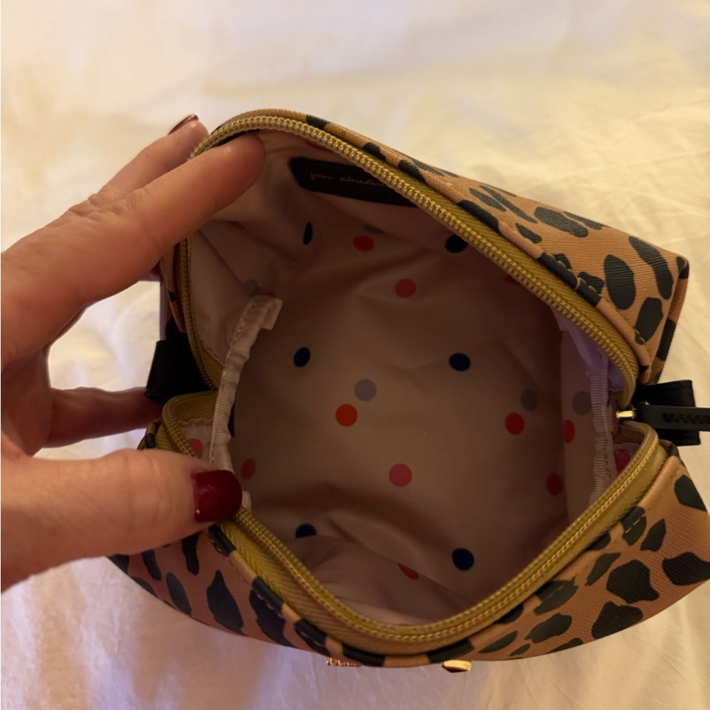 Stella & Dot Leopard Pouf. New. - Picture 3 of 3